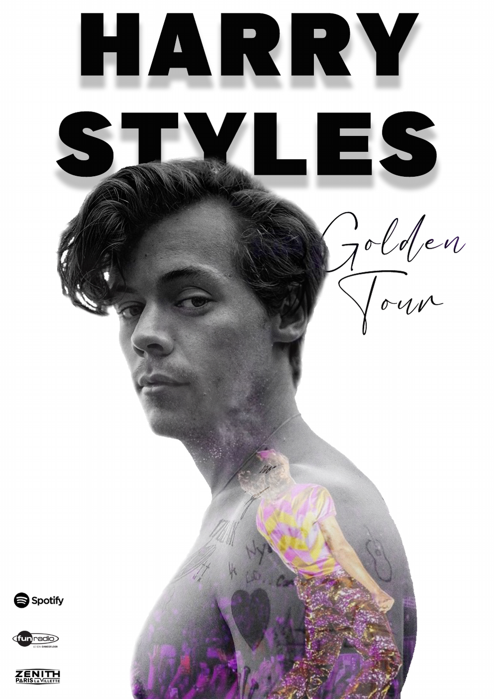 Affiche Harry Styles — Golden Tour 1